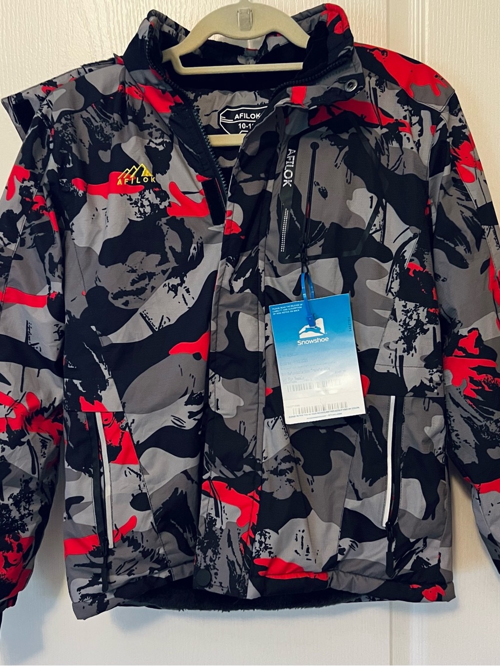 AFILOK Boys Winter Ski Jacket